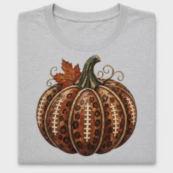 Leopard Football Pumpkin DTF Transfer