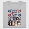 Patriotic Cat 4th of July DTF Transfer