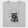 Sarcastic Raccoon DTF Transfer Design