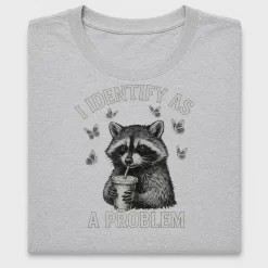 Sarcastic Raccoon DTF Transfer Design
