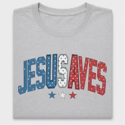 Jesus Saves Patriotic DTF Transfer
