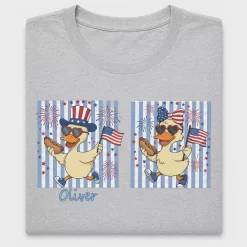 Fourth of July Patriotic Ducks DTF Transfer