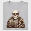 Glam Skeleton Leopard Print DTF Transfer