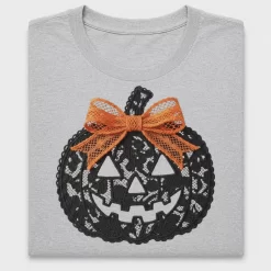 Lace Halloween Pumpkin DTF Transfer
