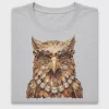 Leopard Print Owl Bling DTF Transfer