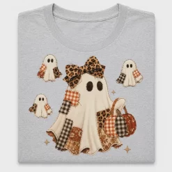 Patchwork Coquette Ghost DTF Transfer