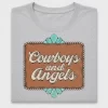 Cowgirl Cowboys and Angels DTF Transfer