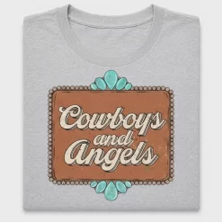 Cowgirl Cowboys and Angels DTF Transfer