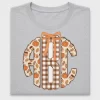 Fall Scalloped Monogram K DTF Transfer
