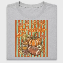 Retro Fall Coffee Football DTF Transfer