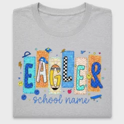 Back to School Varsity Letters DTF Transfer