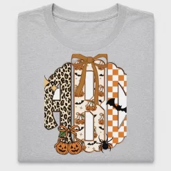 Preppy Halloween Monogram DTF Transfer