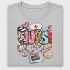 Nurse Leopard Heart DTF Transfer