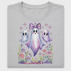 Cute Floral Ghost DTF Transfer