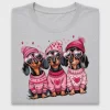 Valentine Dachshund DTF Transfer