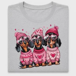 Valentine Dachshund DTF Transfer