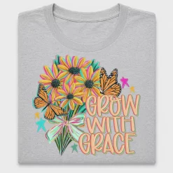 Grow With Grace Monarch Butterfly DTF Transfer