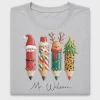 Christmas Pencil Teacher DTF Transfer