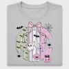 Retro Coquette Halloween Monogram DTF Transfer