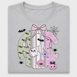 Retro Coquette Halloween Monogram DTF Transfer