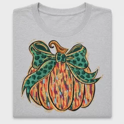 Preppy Pumpkin Glitter DTF Transfer