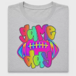 Neon Football Game Day DTF Transfer