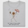 Funny Skeleton Pumpkin DTF Transfer