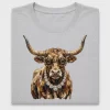 Western Glam Longhorn DTF Transfer