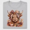 Fall Highland Cow DTF Transfer