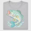 Retro Bass Fish DTF Transfer