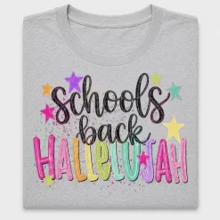School's Back Hallelujah DTF Transfer