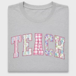 Preppy Teacher Floral DTF Transfer
