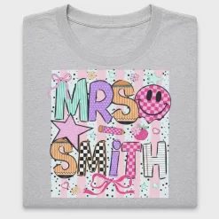 MRS SMITH Whimsical DTF Transfer