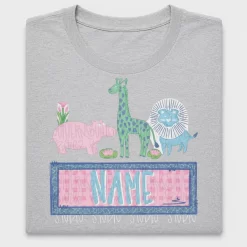 Boho Animals Name DTF Transfer Design