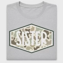 Camo Sister Patch DTF Transfer