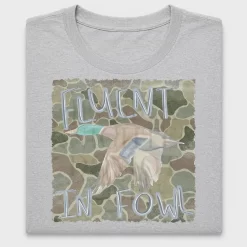 Fluent In Fowl Camo DTF Transfer