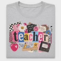 Retro Teacher Life DTF Transfer