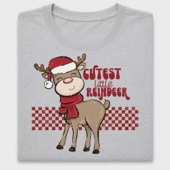 Cutest Little Reindeer Christmas DTF Transfer