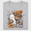 Spooky Highland Cow Ghost DTF Transfer