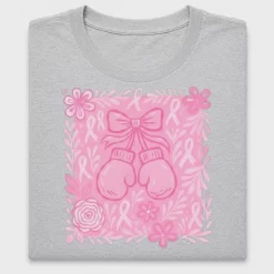Boho Cancer Awareness Floral DTF Transfer