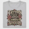 Retro Tattoos Skulls Roses DTF Transfer