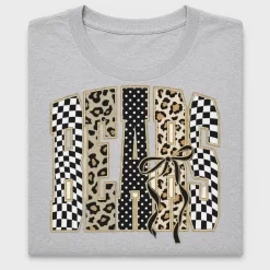 Coquette Leopard Checkered Bears DTF Transfer
