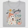 Boho Ghost Spooky Cozy Vibes DTF Transfer