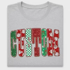 Retro Christmas Letter DTF Transfer