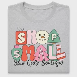 Shop Small Retro Christmas DTF Transfer