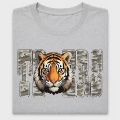 Tiger Camo Mascot DTF Transfer