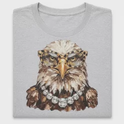 Glam Bald Eagle DTF Transfer