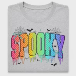Spooky Retro Checkered DTF Transfer