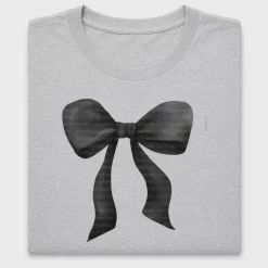 Minimalist Black Bow DTF Transfer