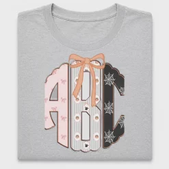 Coquette Scalloped Monogram DTF Transfer